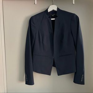 Ann Taylor Navy Blue Suit Jacket Blazer